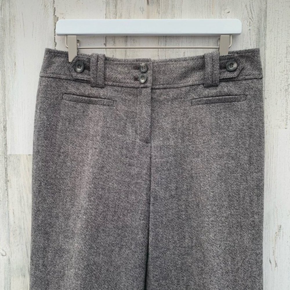 Ann Taylor Signature Wool Blend Wide Leg Trousers - Picture 2 of 8
